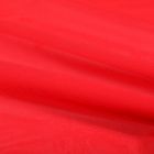 Tissu Mousseline uni Rouge - Par 10 cm