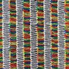 Tissu Lainage Rayures multicolores x10cm