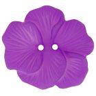 Bouton fleur exotique 48 mm - Violet