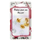 Patins pour sac Care & Create Or 15 mm x4