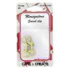 Mousqueton Care & Create Or x2 - 3 Tailles