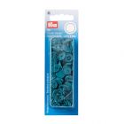 Prym 30 Boutons pression Color Snaps turquoise fonce 12,4 mm
