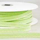 Passepoil tout textile 10 mm Vert blanc x1m
