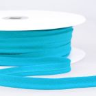 Passepoil tout textile 10 mm Bleu turquoise x1m