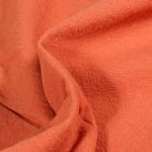 Tissu Coton lavé uni Elsa Orange