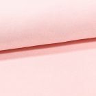 Tissu Jersey Velours Eponge Rose bébé - Par 10 cm