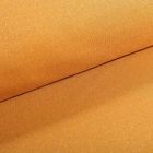 Tissu Sweat Paillettes argentées sur fond Moutarde - Par 10 cm
