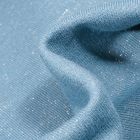 Tissu Sweat uni Pailleté sur fond Bleu