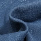 Tissu Sweat Paillettes Bleu nuit