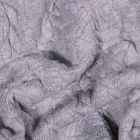 Tissu Sweat  Tresse large sur fond Gris chiné - Par 10 cm
