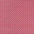 Tissu Satin imprimé Pearl Peach by Penelope Fleurs géométriques stylisées Bleues, pourpres et paillettes or sur fond Rose - Par 10 cm