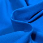 Tissu Jersey Coton envers molletonné Bio uni Bleu roi