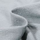 Tissu Coton lavé uni Alba Bleu gris