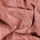 Tissu Voile lurex Rayures sur fond Vieux rose - Par 10 cm
