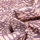Tissu Coton imprimé Frou-Frou Faune sur fond Violet