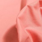 Tissu Popeline de coton unie Bio Saumon - Par 10 cm