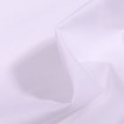 Tissu Popeline de coton unie Bio Blanc - Par 10 cm