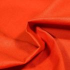 Tissu Popeline de coton unie Bio Orange - Par 10 cm