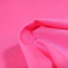 Tissu Popeline de coton unie Bio Rose bonbon - Par 10 cm