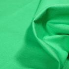Tissu Popeline de coton unie Bio Vert - Par 10 cm