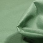 Tissu Popeline de coton unie Bio Vert amande - Par 10 cm