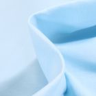 Tissu Popeline de coton unie Bio Bleu layette