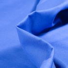 Tissu Popeline de coton unie Bio Bleu roi