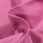 Tissu Popeline de coton unie Bio Rose blush