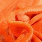 Tissu Doudou uni Orange