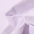 Tissu Coton MC Fabrics Feuillages blanches sur fond Blanc