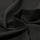 Tissu Batiste de Coton uni Noir