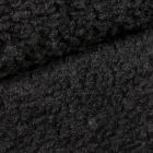 Tissu Fausse fourrure bouclette XL Noir