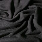 Tissu Sweat léger matelassé Talia Noir - Par 10 cm