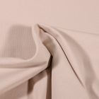 Tissu Jersey Coton Bio uni Beige clair - Par 10 cm