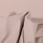 Tissu Jersey coton envers gratté Bio Uni  Beige - Par 10 cm