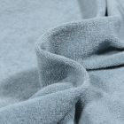 Tissu Jersey Velours Eponge Bio Bleu gris
