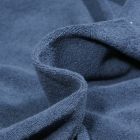 Tissu Jersey Velours Eponge Bio Bleu denim