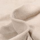 Tissu Jersey Velours Eponge Bio Crème