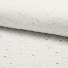 Tissu Broderie anglaise Deluxe n°250 sur fond Blanc - Par 10 cm