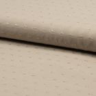 Tissu Plumetis Viscose uni  Beige sable - Par 10 cm
