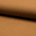 Tissu Crépon Viscose rayures lurex Camel - Par 10 cm