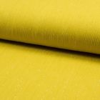 Tissu Crépon Viscose rayures lurex Jaune - Par 10 cm