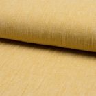 Tissu Lin Coton tissage étamine Ocre - Par 10 cm