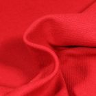 Tissu Jersey Bord côte uni Rouge