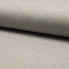 Tissu Jersey Piqué de coton spécial Polo Gris clair chiné - Par 10 cm