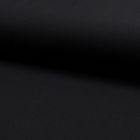 Tissu Jersey Piqué de coton spécial Polo Noir - Par 10 cm