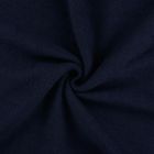 Tissu Jersey Velours éponge envers polaire uni Bleu marine