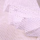 Tissu Filet en coton Bio  Blanc