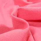 Tissu Etamine de Coton uni Rose bonbon