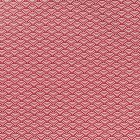 Tissu Coton Enduit Sushis Rouge - Par 10 cm